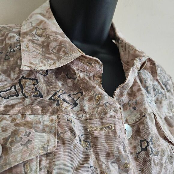 Ruby Rd. Sheer Jacket - Picture 2 of 8